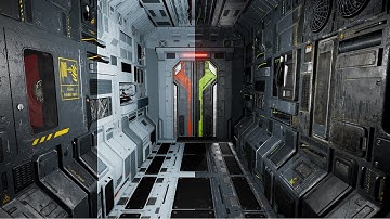 Industrial Modular SciFi Environment Kit (Unreal marketplace)