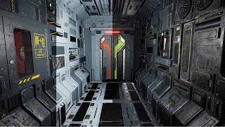 Industrial Modular SciFi Environment Kit (Unreal marketplace)