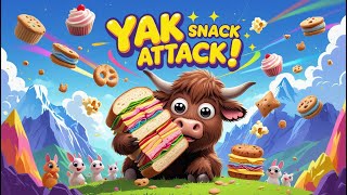 Yak Snack Attack 🐮🍩 | Silly Snacks & Tasty Tunes for Kids!