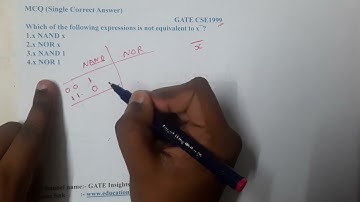 GATE CSE 1999 || Digital Electronics || GATE Insights Version: CSE