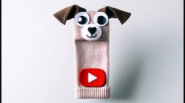 Make a dog puppet