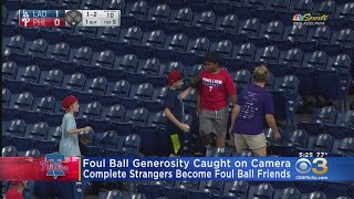 Young Phillies Fan Shows Brotherly Love, Gives Another Boy Foul Ball