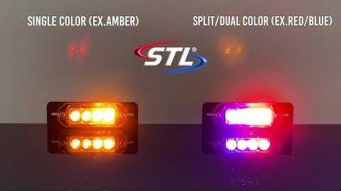 Z-4® TIR LED Surface Mount Warning Light Head / LED Grille Light - Flash Patterns