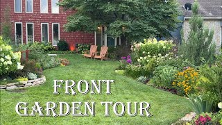 Full Front Garden Tour in July | Zone 6