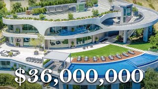 Inside a $36M Brentwood Hills Mansion | LA Real Estate