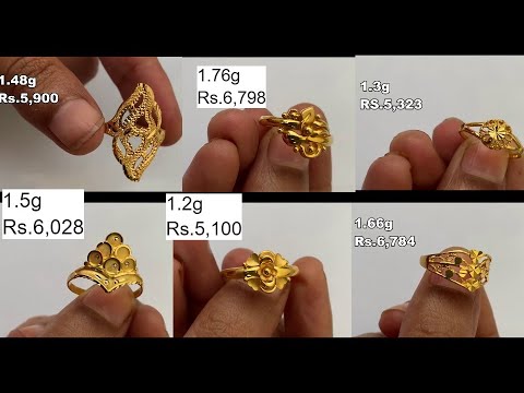 3 gram gold ring design
