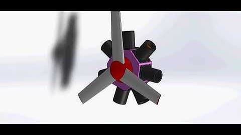 Radial Engine Animation