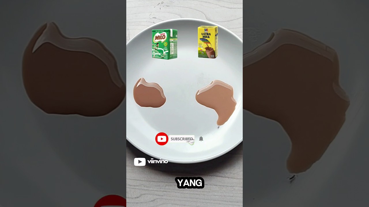 susu milo VS susu ultra coklat, semut suka yang mana  ?? 