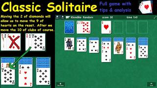 Classic Solitaire Full game with tips & analysis screenshot 5