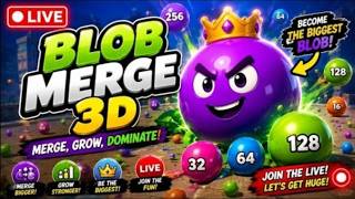 🔴 LIVE | Blob Merge 3D – Can We Become The Biggest Blob? 🤯🔥 screenshot 4