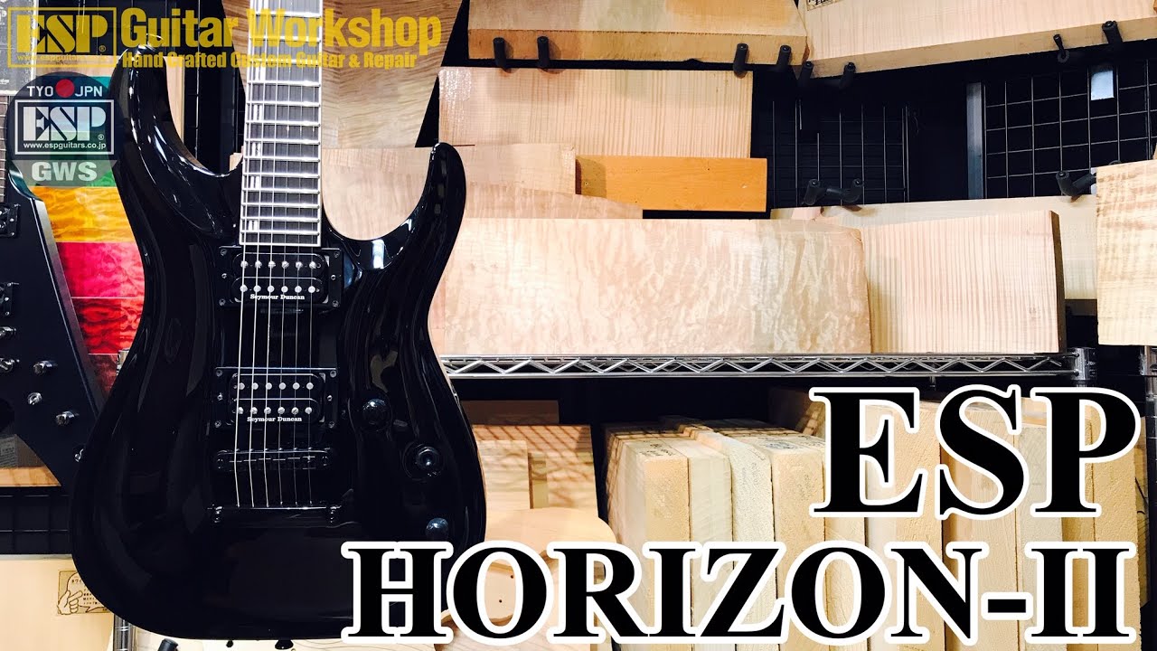 試奏動画】ESP / HORIZON-II - YouTube