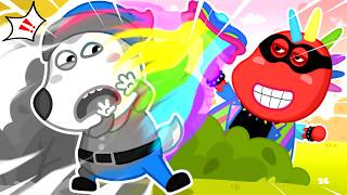 The Color Thief Monster! 🌈 Learn Colors | Colors Song for Kids 🎶 Wolfoo &amp; Lala Kids Songs