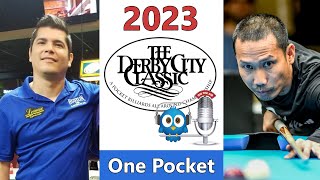 Alex Pagulayan vs Jerry Calderon - One Pocket - 2023 Derby City Classic rd 6