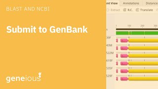Submitting to GenBank with Geneious Prime