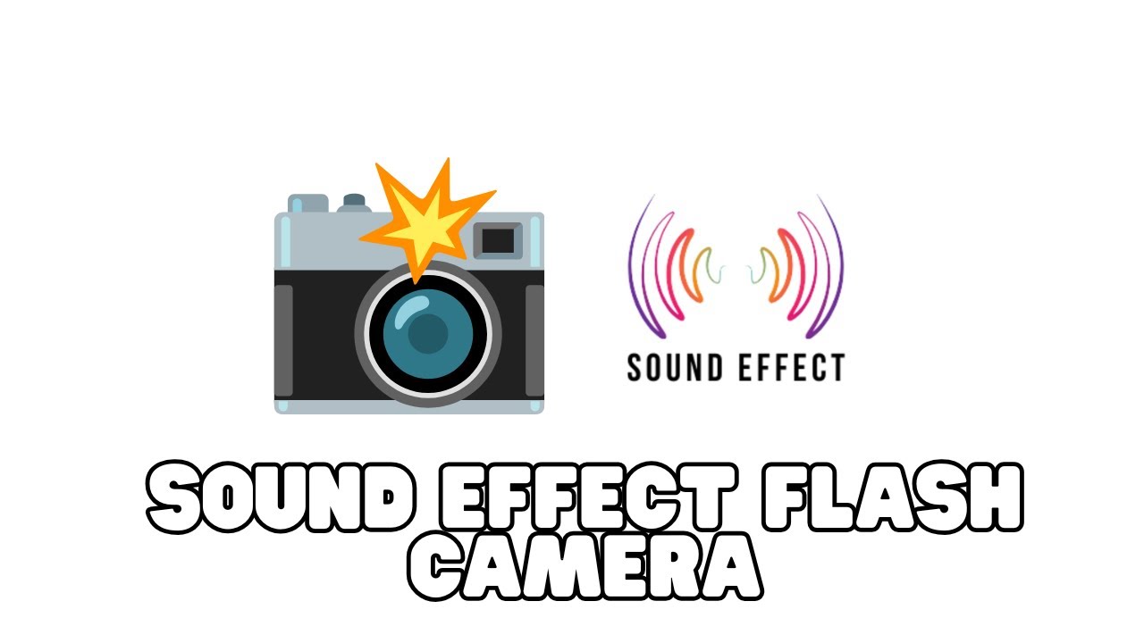 SOUND EFFECT FLASH CAMERA
