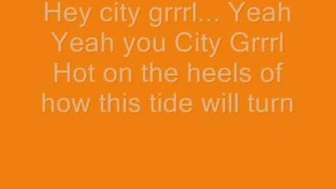 CSS- city grrrl - lyrics
