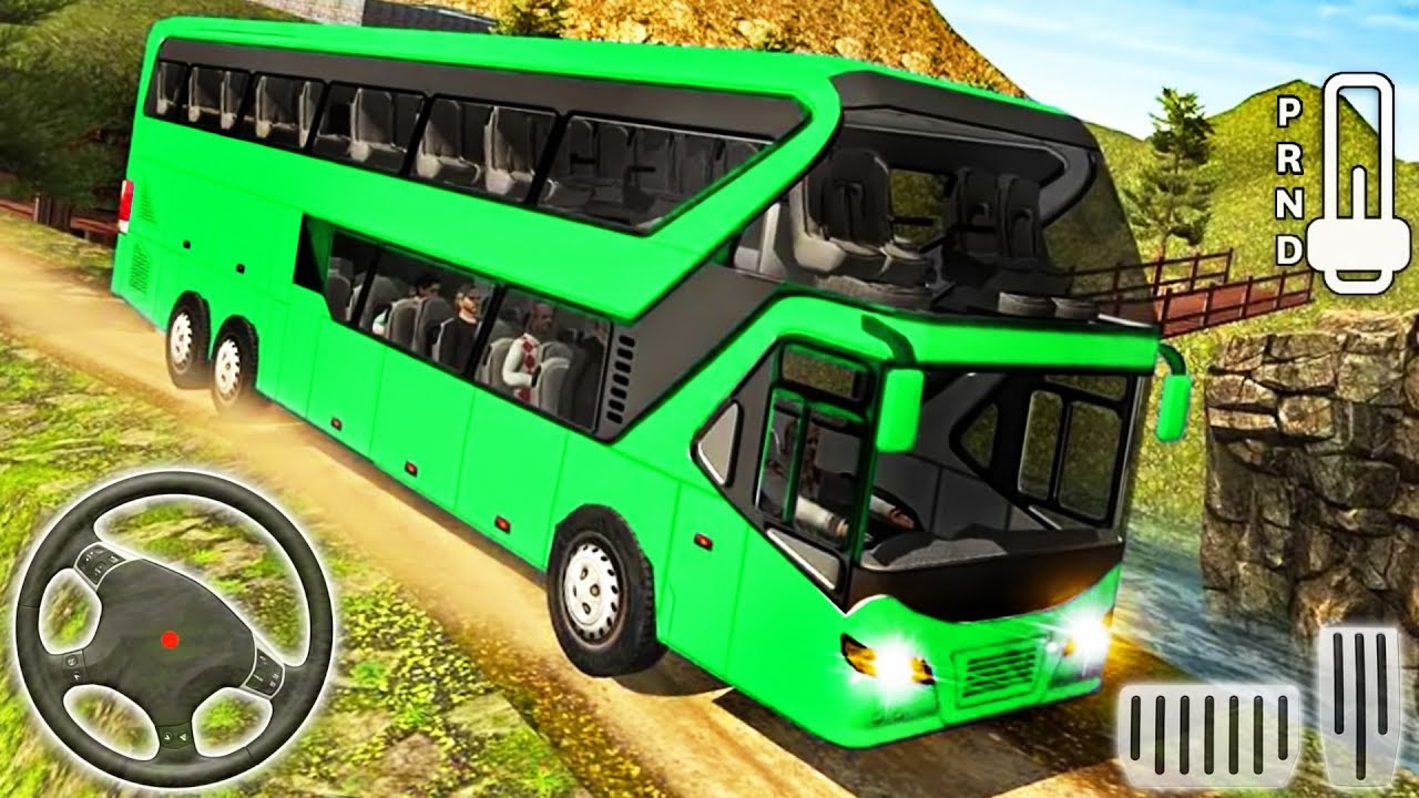 Uphill Offroad Bus Driving Simulator - Cargo Transporter Hill Climb Driving - Android GamePlay