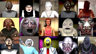 Horror Cave Vs Horror Kiss 1 Vs The Curse Of Stepmother Vs Mad Gran Vs Granny 3 Sponge