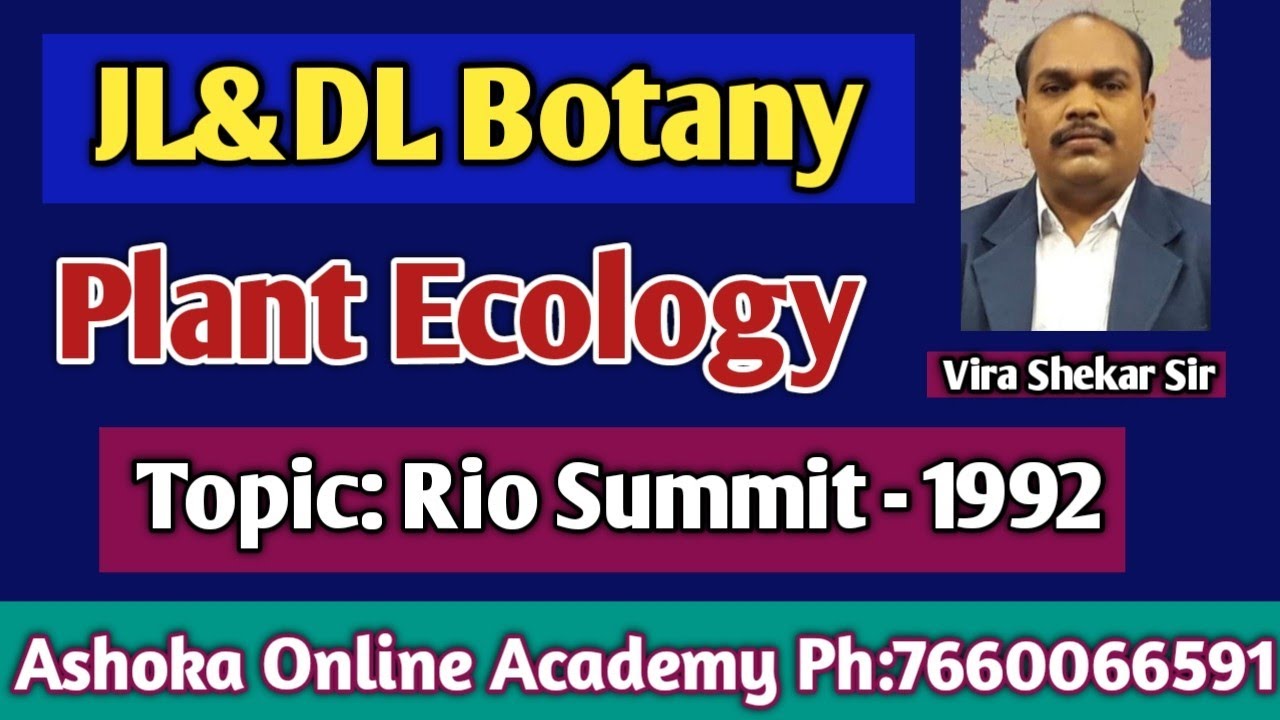 JL DL Gurukula Botany Plant Ecology Rio Summit 1992 JL DL jl-dl-gurukula-botany-plant-ecology-rio-summit-1992-jl-dl