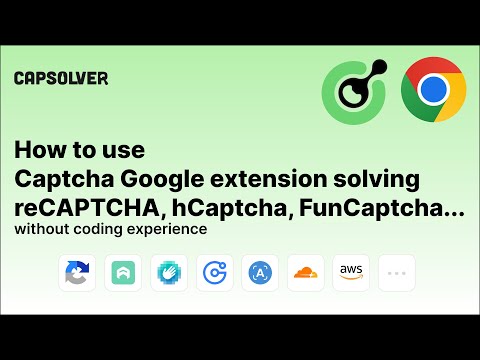 Captcha solver extensions