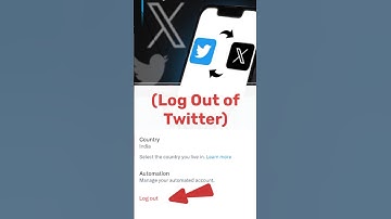 x account ko logout kaise kare, twitter account ko logout ?