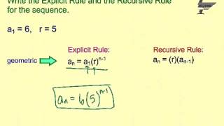 Ch. 12 Explicit and Recursive Rules (geometric)