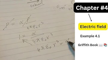 Chapter #04 ( Electric Field) Example 4.1  Griffith