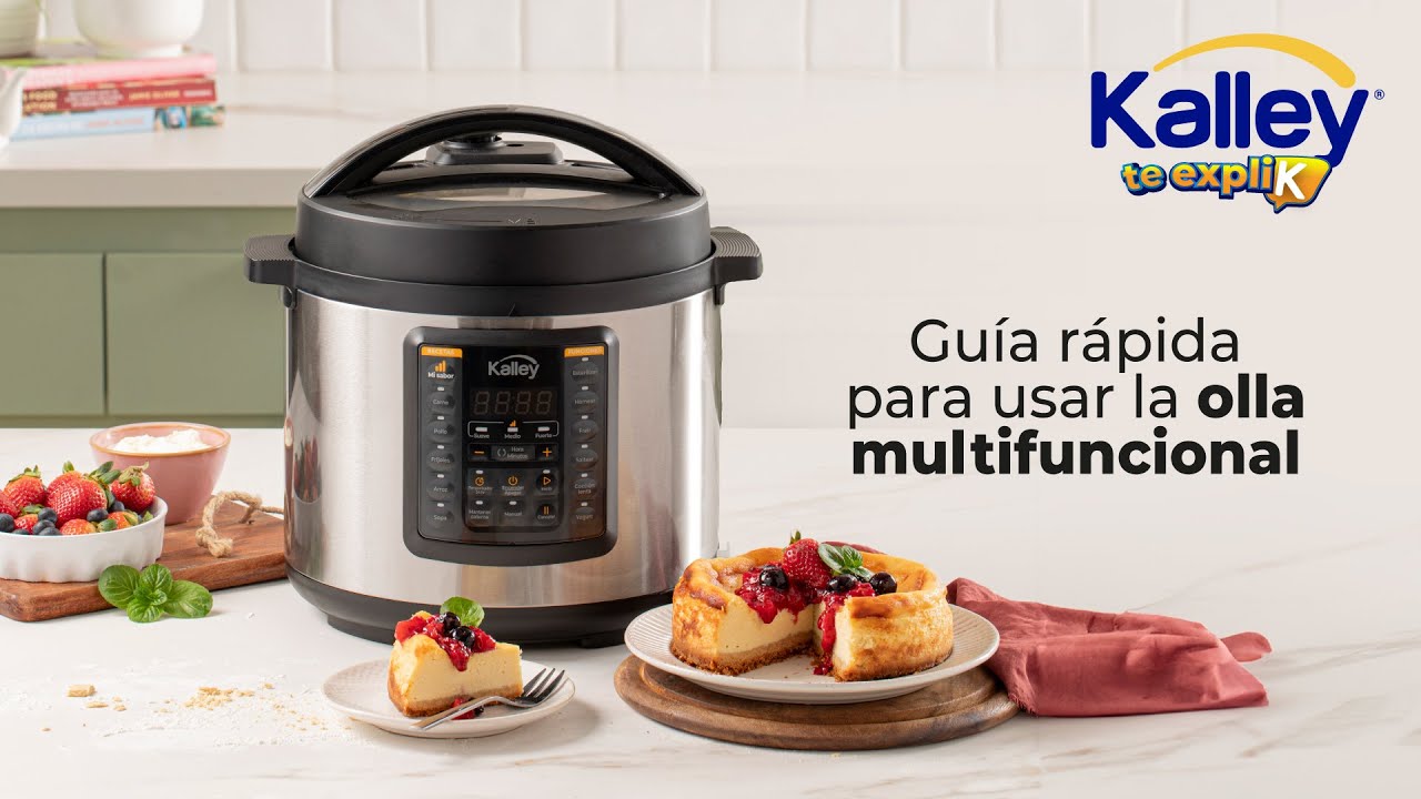 Guía rápida para usar la olla multifuncional Kalley 🍜🍲