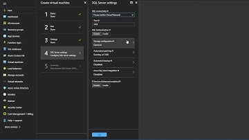 How to create an Azure VM with Sql Server installed
