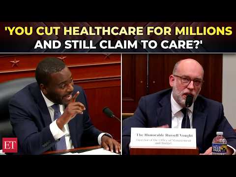 ‘I’m calling you out’: Gabe Amo blasts Russ Vought for Healthcare cuts & $1.5 Trillion war spending