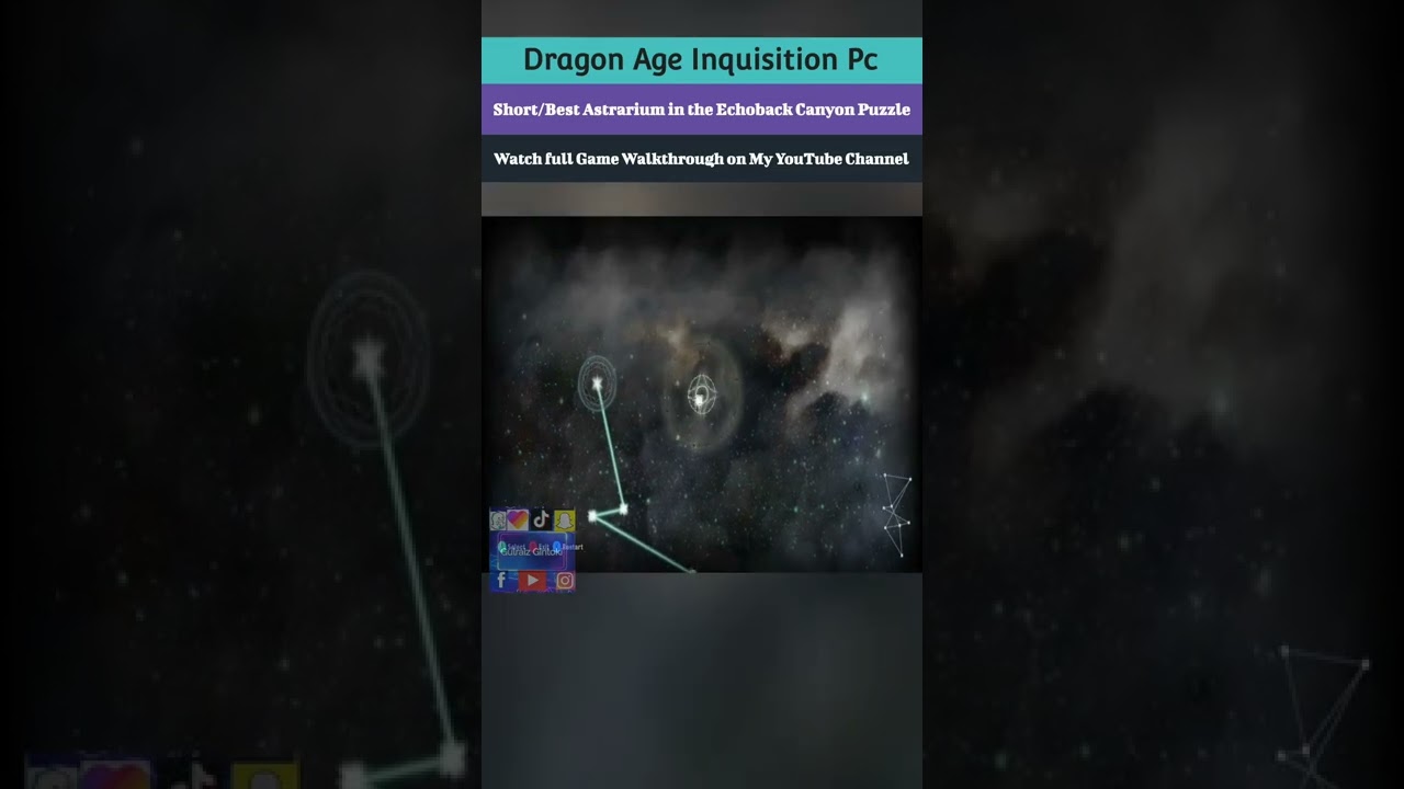 Dragon Age Inquisition PC Short/Best of Astrarium in the Echoback Canyon Puzzle