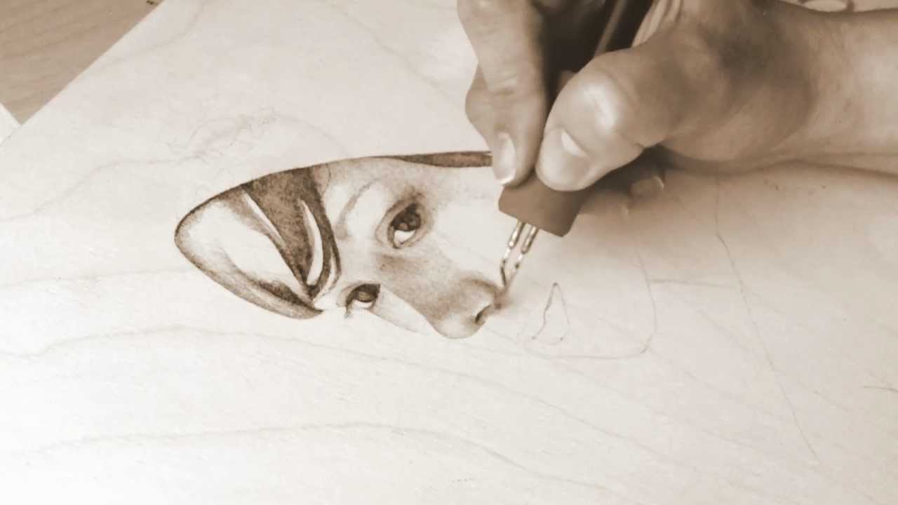 Pyrography Work in Progress 2/26/12