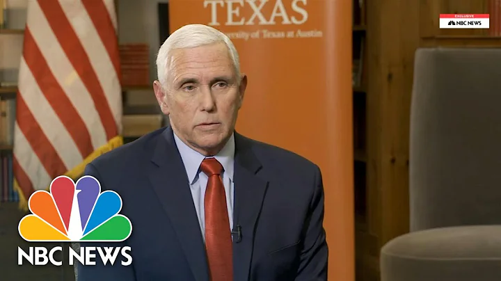 Full interview: Pence's 2024 decision will come by spring'