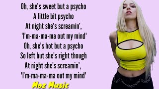 Ava Max - Sweet but Psycho [ lyrics ]