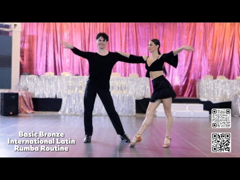 Basic Bronze International Latin Rumba Routine by Mikhail Kolosov & Elina Semka