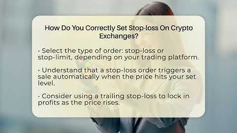 How Do You Correctly Set Stop-loss On Crypto Exchanges? - All About Crypto Exchanges