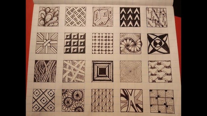 How to Get Started as a Zentangle Beginner – Tangle List