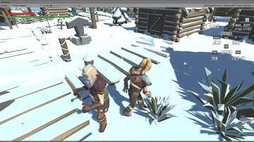 (Unity & FMOD) Demo Scene "VIKINGS". Game audio/Sound design