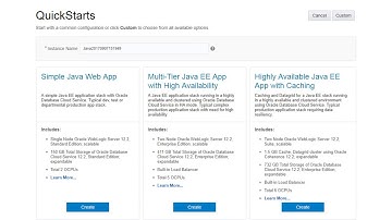 Getting Started with Oracle Java Cloud Service