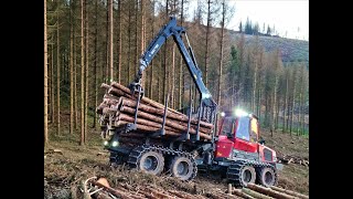 🌲*Komatsu 855 in Action!!!* • Forstbetrieb Surtmann • Forwarder in Action • fast driver • Logging 🌲