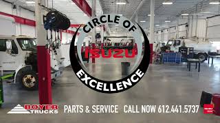 Get your Isuzu Truck ready for the summer work season with Parts and Service from Boyer Trucks.