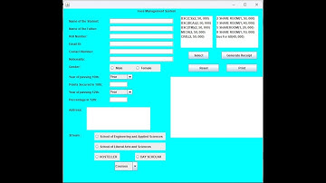 Java Programming  Fees Management System in java Project