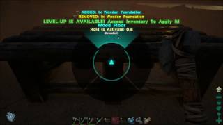 Leveling fast using wooden foundations - ARK: Survival Evolved