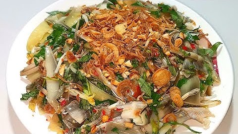 Cách làm GỎI BẮP CHUỐI LUỘC ngon món chay đơn giản - Combo Món Ăn