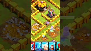 ATTACKING GOBLIN BASE IN CLASH OF CLANS #coc #clashofclans #gaming #shorts