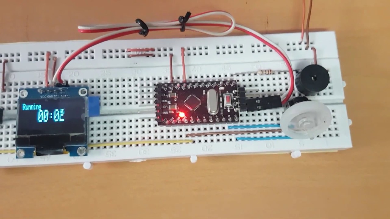 Rotary encoder based cooking timer