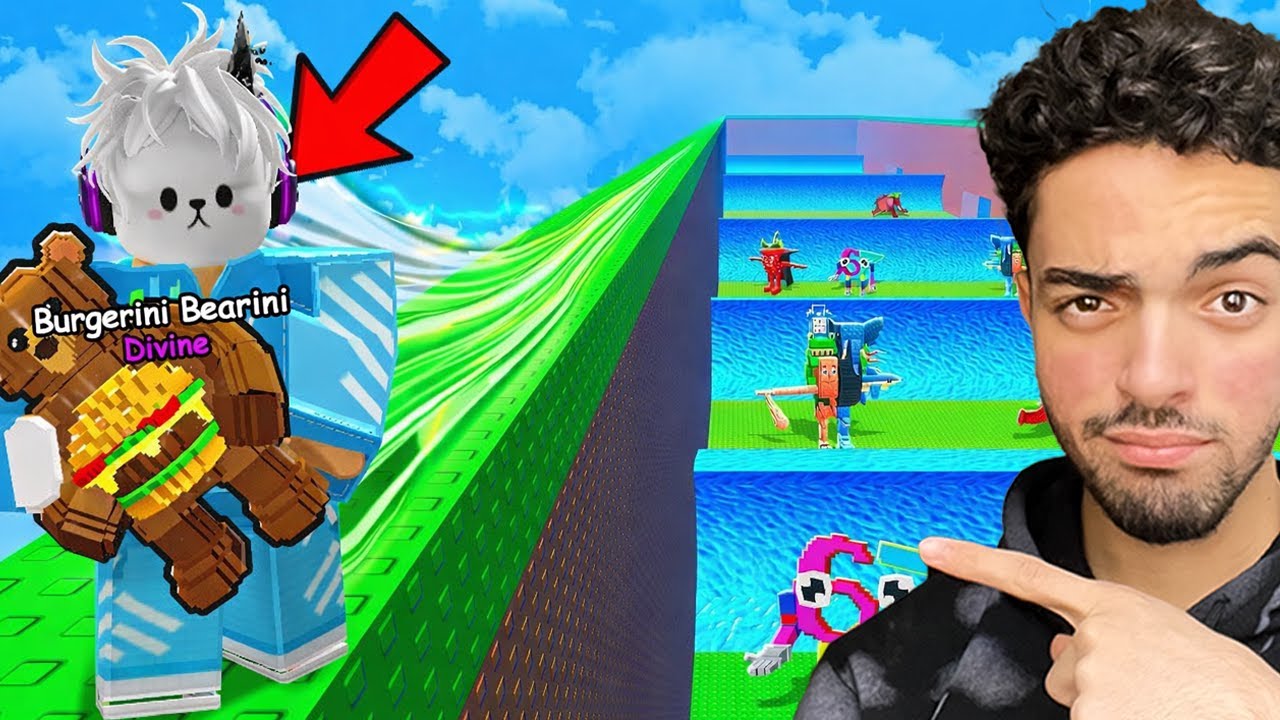 طورت جميع شخصياتي في حدث سري تطويرة الهكر🔥😱 Escape Tsunami (Brainrots) 🔥