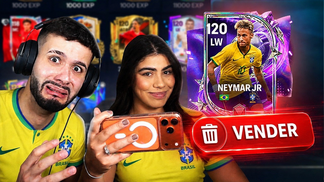 MINHA NAMORADA VENDEU MEU NEYMAR NO FC MOBILE! 😭🇧🇷