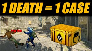 Playing CS2, but for every death I OPEN a CASE!!! (THE ODDS!)