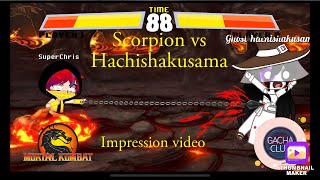 Mortal Kombat The Fanmade Series - Scorpion vs Hachishakusama (Gacha Club Impression Video)